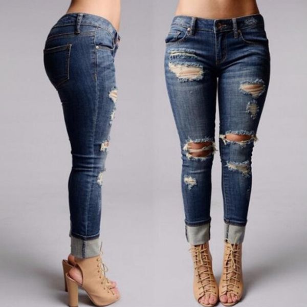 cool women tight jeans hole women jeans fashion casual jeans high waist elastic slim pencil pants spring autumn denim leggings ale, Blue
cool women tight jeans hole women jeans fashion casual jeans high waist elastic slim pencil pants spring autumn denim leggings ale, Blue