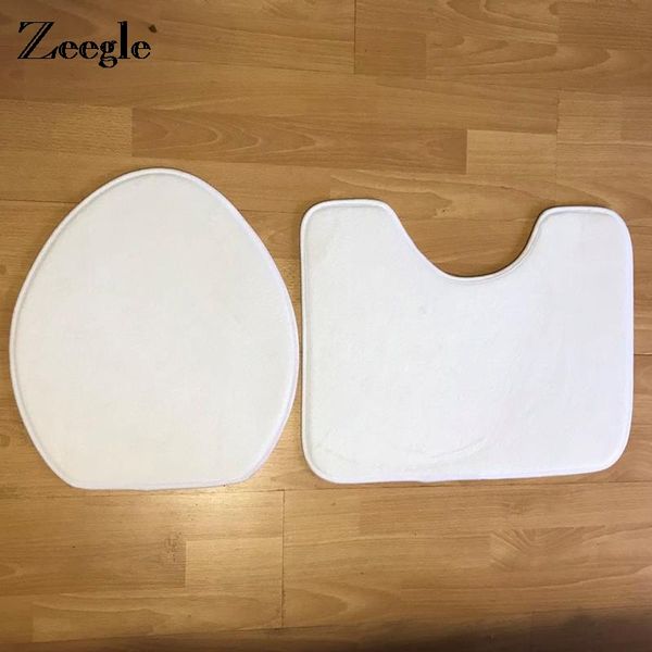 zeegle 2pcs/set suede sponge toilet rug absorbent soft memory foam mat anti-slip bathroom carpet diy printed white mat
zeegle 2pcs/set suede sponge toilet rug absorbent soft memory foam mat anti-slip bathroom carpet diy printed white mat