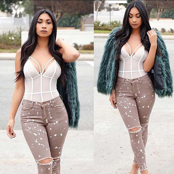 women skinny ripped hole jeans fashional push up mid waist pants lady casual slim fit long pants female trousers ing, Blue
women skinny ripped hole jeans fashional push up mid waist pants lady casual slim fit long pants female trousers ing, Blue
