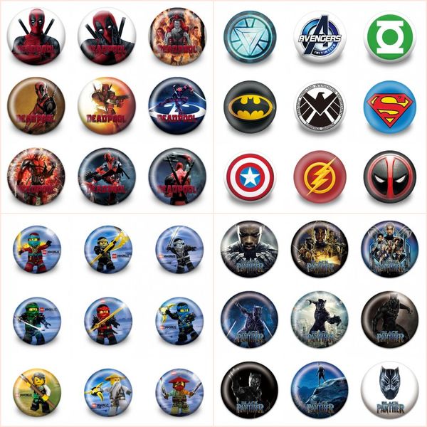 mixed 18pcs superhero avenger black panther action figure cartoon brooch round badge cool pins clothes/bag decor kids party gift
mixed 18pcs superhero avenger black panther action figure cartoon brooch round badge cool pins clothes/bag decor kids party gift