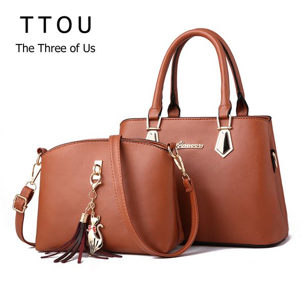 ttou 2 pcs set composite handbag women bag vintage casual tote fashion messenger bags handle shoulder purse wallet leather
ttou 2 pcs set composite handbag women bag vintage casual tote fashion messenger bags handle shoulder purse wallet leather