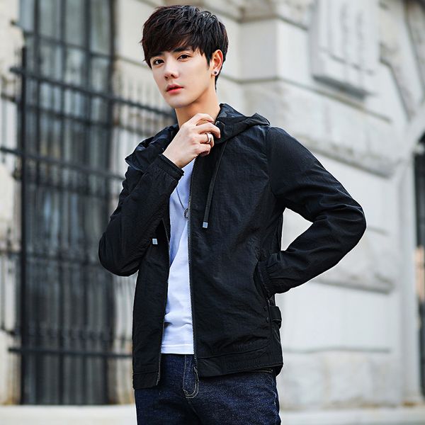 autumn new hooded jacket men casual coats fashion design windbreaker male jackets slim fit high quality, Black;brown
autumn new hooded jacket men casual coats fashion design windbreaker male jackets slim fit high quality, Black;brown