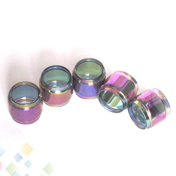 TFV8 Baby V2 Glass Tube TFV8 Baby II Fat Boy Pyrex Clear Replacement Sleeve Bulb Bubble Tubes E Cigarette DHL Free