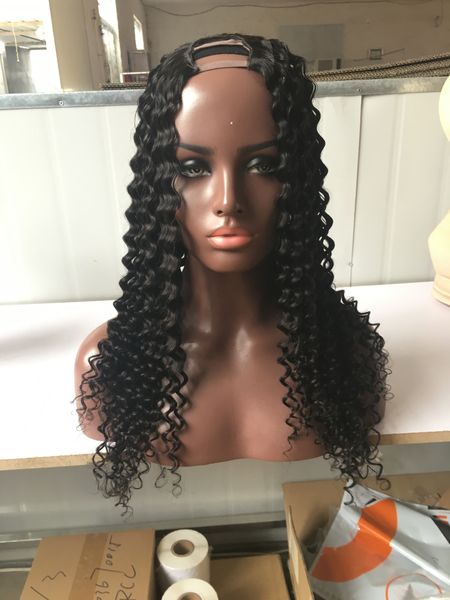 unprocessed brazilian deep wave u part wigs hair middle u part human hair wigs wet and wavy brazilian hair, Black;brown
unprocessed brazilian deep wave u part wigs hair middle u part human hair wigs wet and wavy brazilian hair, Black;brown