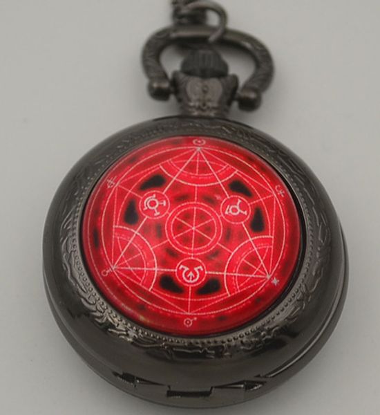 fashion black bronze silver quartz pocket watch alchemist hippocampus fullmetal anime red logo fob watches men women girl gift, Slivery;golden
fashion black bronze silver quartz pocket watch alchemist hippocampus fullmetal anime red logo fob watches men women girl gift, Slivery;golden