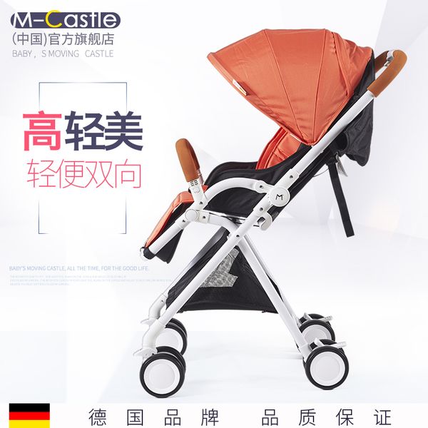 

baby car 0-1-3 years old, trolley can sit lying high landscape, summer folding, light baby cart, stroller