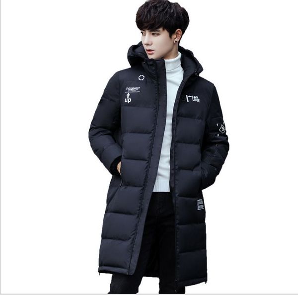 hcbless 2018 long section cotton men's korean fashion slim cotton jacket winter men's jacket thick down hooded, Black
hcbless 2018 long section cotton men's korean fashion slim cotton jacket winter men's jacket thick down hooded, Black