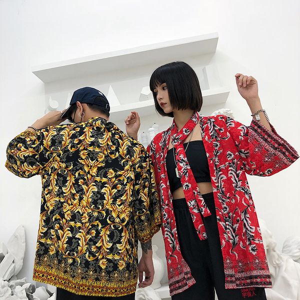 harajuku shirt floral open stitch retro bf style loose sunscreen beach shirt cardigan friends couple kimono, White;black
harajuku shirt floral open stitch retro bf style loose sunscreen beach shirt cardigan friends couple kimono, White;black
