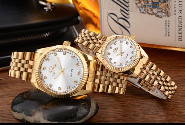 2018 Top quality Man women gold watch Stainless steel luxury Casual wristwatch Famous brand quartz watch male clock Fashion sports New watch
2018 Top quality Man women gold watch Stainless steel luxury Casual wristwatch Famous brand quartz watch male clock Fashion sports New watch