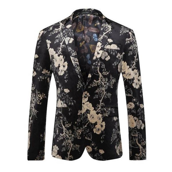 new brand autumn floral printed mens fashion blazer coats men's bar party stage blazers men's suit jackets full size m-3xl, White;black
new brand autumn floral printed mens fashion blazer coats men's bar party stage blazers men's suit jackets full size m-3xl, White;black