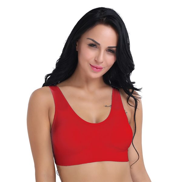 shockproof women seamless yoga sports bras breathable lady sleep padded bra vest for fitness running double layer underwear, White;black
shockproof women seamless yoga sports bras breathable lady sleep padded bra vest for fitness running double layer underwear, White;black