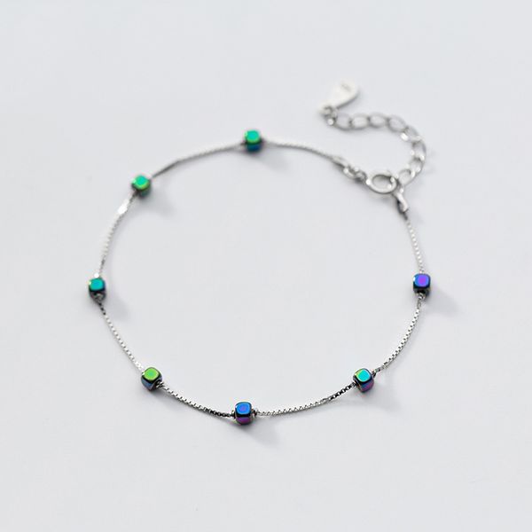 mloveacc 100% authentic 925 sterling silver sparkling stone beads chain link women bracelet sterling silver jewelry gift, Black
mloveacc 100% authentic 925 sterling silver sparkling stone beads chain link women bracelet sterling silver jewelry gift, Black