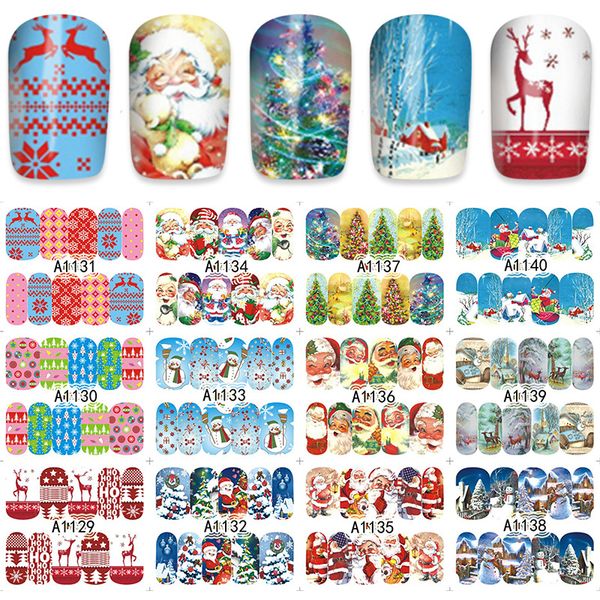 12pcs nail art nail sticker christmas snowman winter snowflake full wraps water decal, Black
12pcs nail art nail sticker christmas snowman winter snowflake full wraps water decal, Black