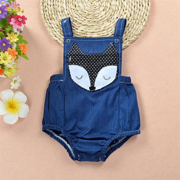 baby girl summer fox romper newborn denim romper backless sleeveless jumpsuit outfits sunsuit clothes set 0-18m, Blue
baby girl summer fox romper newborn denim romper backless sleeveless jumpsuit outfits sunsuit clothes set 0-18m, Blue