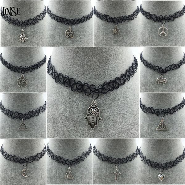 whole salejinse new vintage stretch tattoo choker necklace gothic punk grunge henna elastic with pendant necklaces nec050, Golden;silver
whole salejinse new vintage stretch tattoo choker necklace gothic punk grunge henna elastic with pendant necklaces nec050, Golden;silver