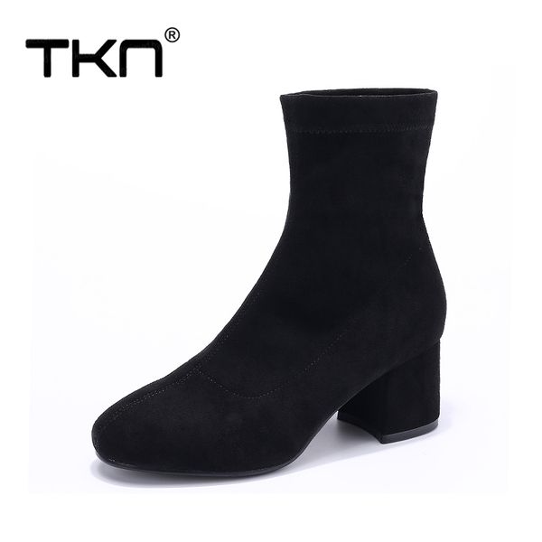 tkn 2018 winter women boots women faux suede plush warm boots high heel mid-calf female pumps snow a8512, Black
tkn 2018 winter women boots women faux suede plush warm boots high heel mid-calf female pumps snow a8512, Black