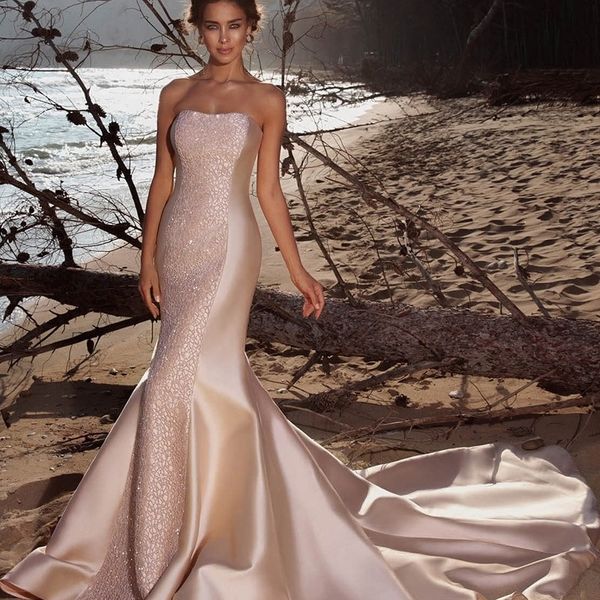 charming strapless mermaid evening dresses sleeveless lace applique bow back prom dresses custom made celebrity evening party gowns, Black
charming strapless mermaid evening dresses sleeveless lace applique bow back prom dresses custom made celebrity evening party gowns, Black
