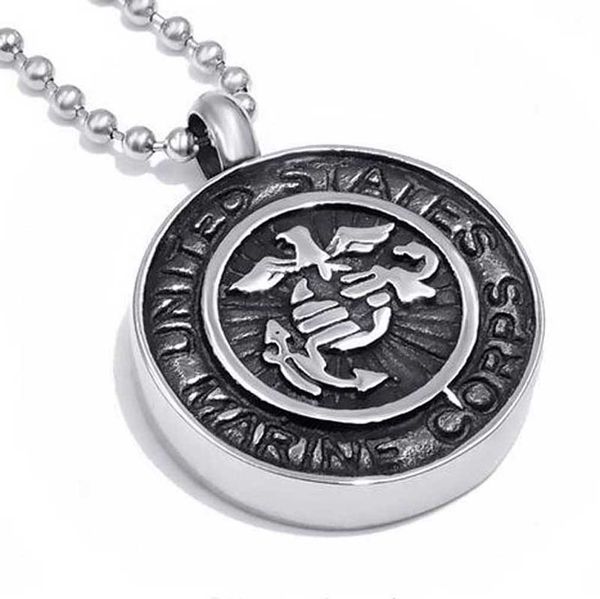united states marine corps keepsake necklace cremation urn for ashes holder pendant memorial jewelry stainless steel, Silver
united states marine corps keepsake necklace cremation urn for ashes holder pendant memorial jewelry stainless steel, Silver