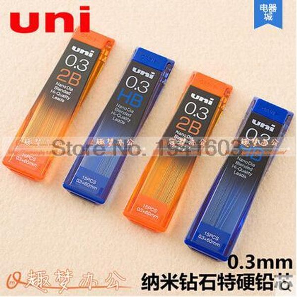 5 tubes/lot (15pcs/tube) uni 202nd 0.3mm mechanical pencil refills drawing special leads b/h/hb/2b, Black;red
5 tubes/lot (15pcs/tube) uni 202nd 0.3mm mechanical pencil refills drawing special leads b/h/hb/2b, Black;red