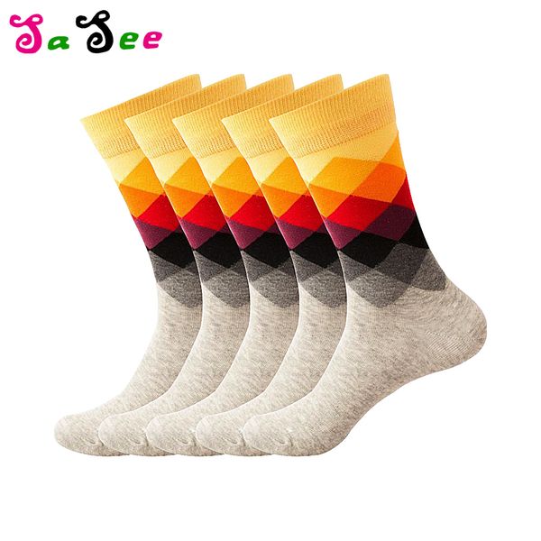 sasee quality men socks 2 pair/ lot fashion happy funny style 3d colorful cotton rhombus business casual 10 color plus size sock, Black
sasee quality men socks 2 pair/ lot fashion happy funny style 3d colorful cotton rhombus business casual 10 color plus size sock, Black