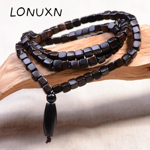 original design handmade lucky simple tibetan buddhist natural ebony punk square black wood mala beads charm for men bracelet
original design handmade lucky simple tibetan buddhist natural ebony punk square black wood mala beads charm for men bracelet