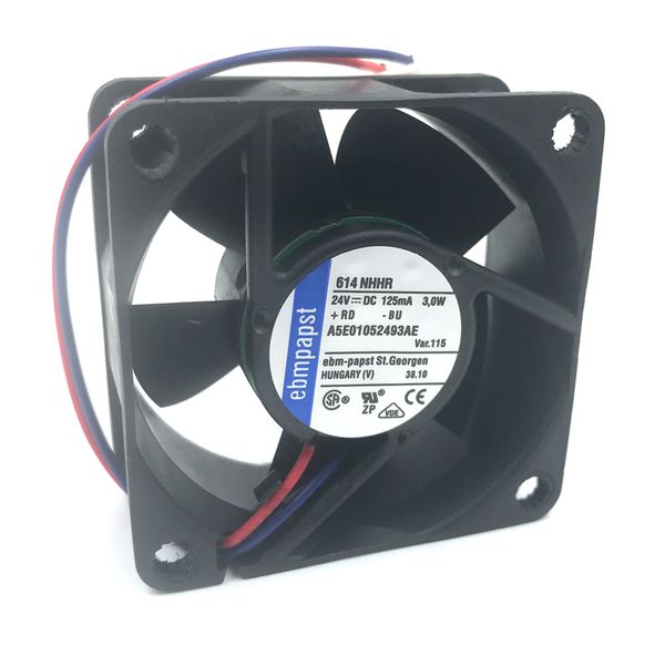 original ebmpapst 614 nhhr 614nhhr dc 24v 3.0w 2-wire 60x60x25mm server square cooling fan
original ebmpapst 614 nhhr 614nhhr dc 24v 3.0w 2-wire 60x60x25mm server square cooling fan