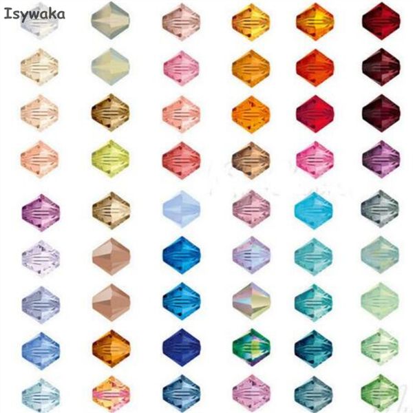 isywaka u cho100pcs 4mm bicone austria crystal beads charm glass beads loose spacer bead for diy jewelry making
isywaka u cho100pcs 4mm bicone austria crystal beads charm glass beads loose spacer bead for diy jewelry making