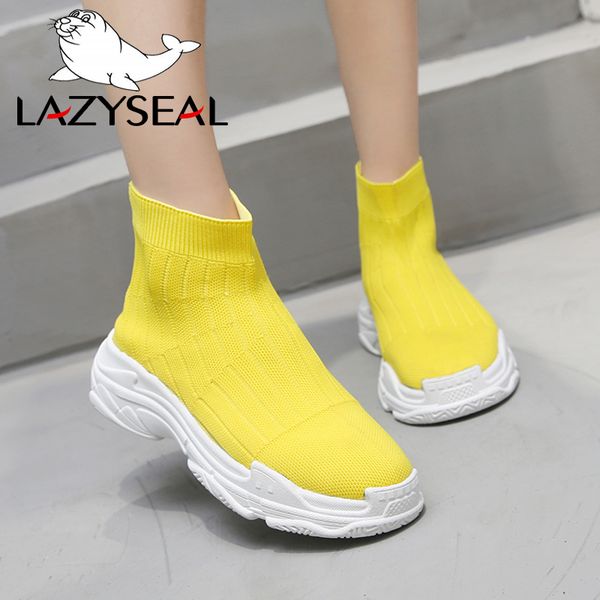 lazyseal stretch sock shoes woman flats fashion mesh air socks boots women casual shoes elastic sneakers outdoor female, Black
lazyseal stretch sock shoes woman flats fashion mesh air socks boots women casual shoes elastic sneakers outdoor female, Black