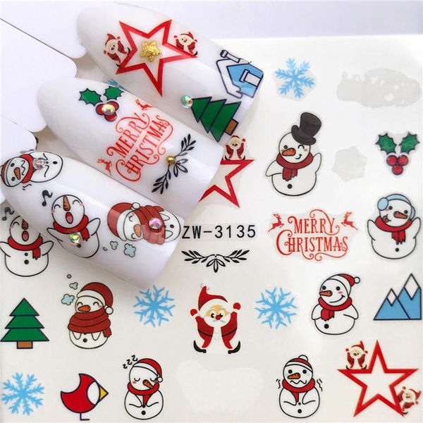 ywk 2019 1 sheet nail sticker art decoration slider merry christmas tree hats adhesive water decals, Black
ywk 2019 1 sheet nail sticker art decoration slider merry christmas tree hats adhesive water decals, Black