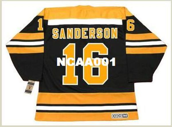 mens #16 derek sanderson boston bruins 1974 ccm vintage retro away home hockey jersey or custom any name or number retro jersey, Black;red
mens #16 derek sanderson boston bruins 1974 ccm vintage retro away home hockey jersey or custom any name or number retro jersey, Black;red