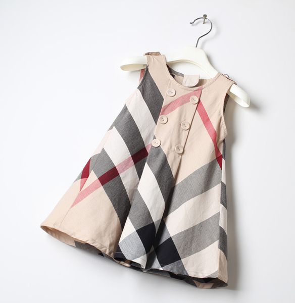 girls designer dress luxury plaid print party wear british style sleeveless dresses 2019 summer new kids clothes wholesale 5 styles, Red;yellow
girls designer dress luxury plaid print party wear british style sleeveless dresses 2019 summer new kids clothes wholesale 5 styles, Red;yellow