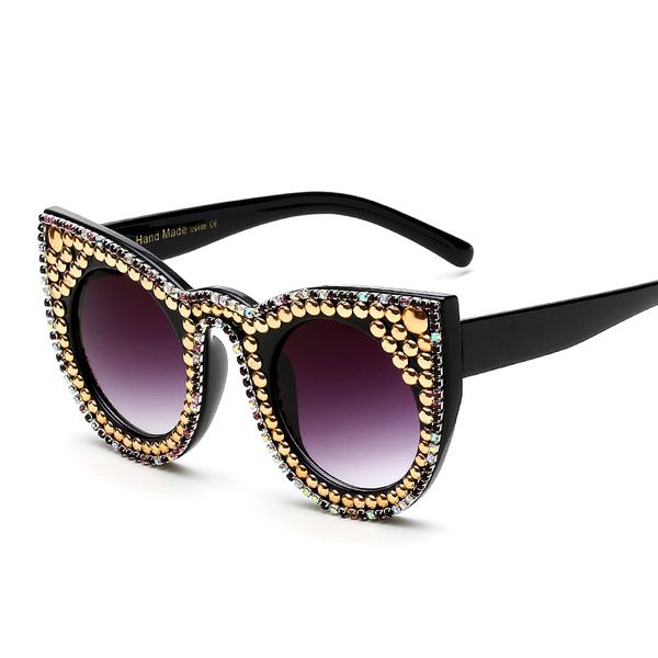 vintage women cat eye pearl sunglasses with rhinstones lunette soleil femme uv400 cateye crystal sun glasses female brand shades, White;black
vintage women cat eye pearl sunglasses with rhinstones lunette soleil femme uv400 cateye crystal sun glasses female brand shades, White;black