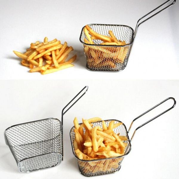 new classical frying basket kitchen tools electroplate stainless steel mini frying basket mesh basket strainer net
new classical frying basket kitchen tools electroplate stainless steel mini frying basket mesh basket strainer net