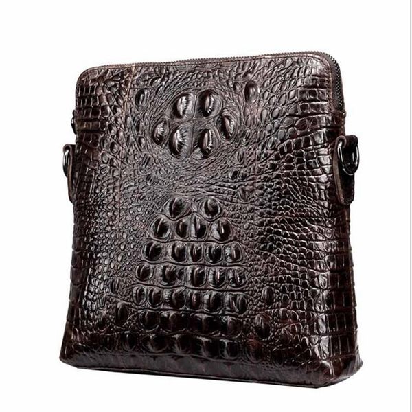 first layer cow skin 100% genuine leather men's bag crocodile grain patterns vintage messenger shoulder business briefcase bag
first layer cow skin 100% genuine leather men's bag crocodile grain patterns vintage messenger shoulder business briefcase bag