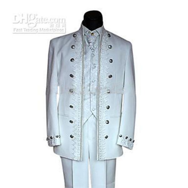 new new design white groom tuxedos groomsmen men wedding blazer suits man suits (jacket+pants+vest+tie) 311, Black;gray
new new design white groom tuxedos groomsmen men wedding blazer suits man suits (jacket+pants+vest+tie) 311, Black;gray