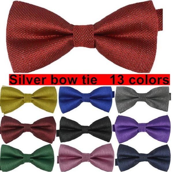 silver mens bow tie plaid adjustable butterfly evening party decorated neckwear 13 colors 10 pcs/lot, Black;gray
silver mens bow tie plaid adjustable butterfly evening party decorated neckwear 13 colors 10 pcs/lot, Black;gray