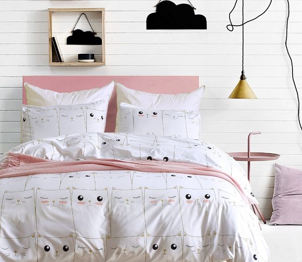 novelty gift cute cats paern girl's bedding duvet cover set pillow case us twin king size,2-sides print
novelty gift cute cats paern girl's bedding duvet cover set pillow case us twin king size,2-sides print