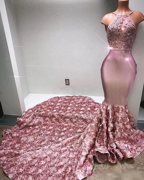 New Arrival Dusty Pink Spaghetti Prom Dresses With Flora Long Train 2018 Crystals Beaded Sheer Top Evening Gowns Mermaid Formal Party Wears
New Arrival Dusty Pink Spaghetti Prom Dresses With Flora Long Train 2018 Crystals Beaded Sheer Top Evening Gowns Mermaid Formal Party Wears