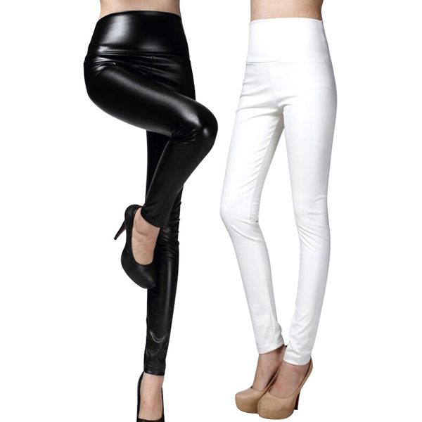 pu leather pants women winter female high waist elastic pu leather fleece stretch slim women pencil pants, Black;white
pu leather pants women winter female high waist elastic pu leather fleece stretch slim women pencil pants, Black;white