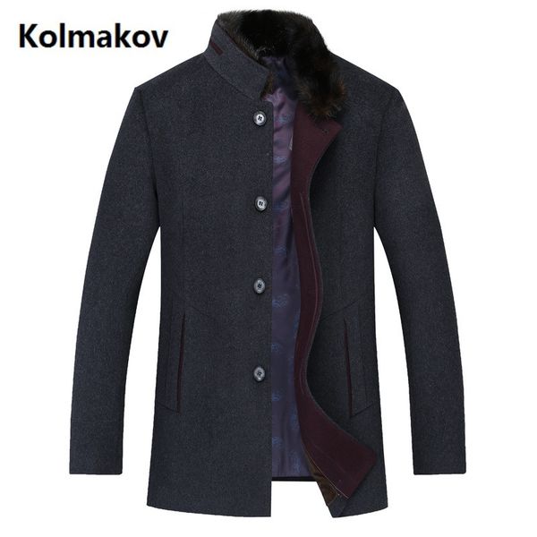 kolmakov 2017 winter men's casual men's thick trench coat woollen overcoat man coat jackets stand collar mens windbreaker, Tan;black
kolmakov 2017 winter men's casual men's thick trench coat woollen overcoat man coat jackets stand collar mens windbreaker, Tan;black