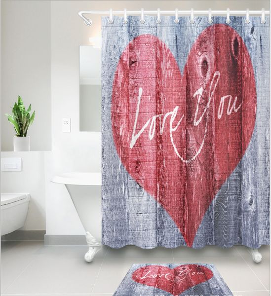 lover you pattern 3d print custom waterproof bathroom modern shower curtain polyester fabric bathroom curtain door mat sets
lover you pattern 3d print custom waterproof bathroom modern shower curtain polyester fabric bathroom curtain door mat sets