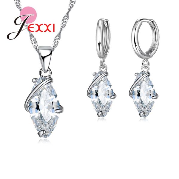 jexxi clear white crystal necklace pendent earring set for women 925 sterling silver for lady women elegance silver wedding setv
jexxi clear white crystal necklace pendent earring set for women 925 sterling silver for lady women elegance silver wedding setv
