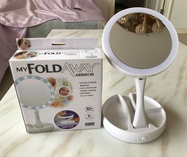 new my fold away led illuminated makeup mirror double-sided usb lighted vanity mirror touch screen portable tablelamp
new my fold away led illuminated makeup mirror double-sided usb lighted vanity mirror touch screen portable tablelamp