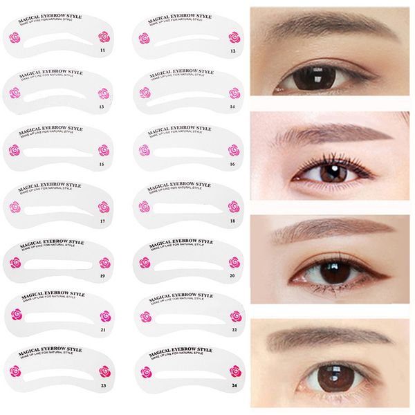240pc eyebrow stencil shaping tool set eye brow models make up tool template diy drawing guide styling card kit
240pc eyebrow stencil shaping tool set eye brow models make up tool template diy drawing guide styling card kit