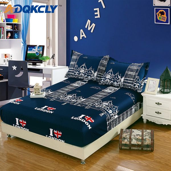 adqkcly protective mattress bed fitted sheet cover london printed polyester bed sheet set with 4 corner elastic band cover
adqkcly protective mattress bed fitted sheet cover london printed polyester bed sheet set with 4 corner elastic band cover