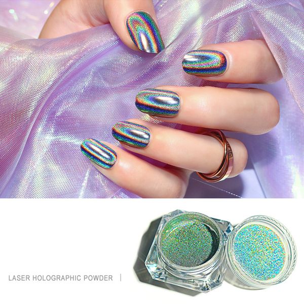 1pc holographic laser powder rainbow nail art chameleon glitter chrome powder pigment manicure nail gel polish glitter dust, Silver;gold
1pc holographic laser powder rainbow nail art chameleon glitter chrome powder pigment manicure nail gel polish glitter dust, Silver;gold