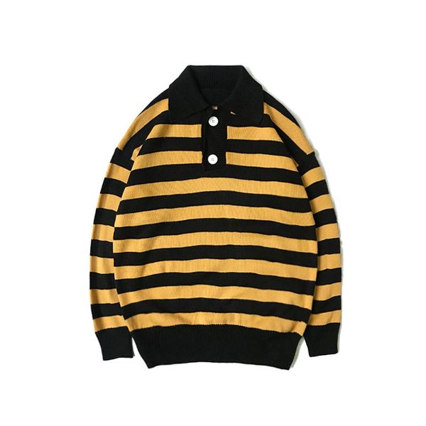 casual contrast color pattern stripe lapel knitting loose men sweater 2018 autumn winter tide youth pullover male clothes -xl, White;black
casual contrast color pattern stripe lapel knitting loose men sweater 2018 autumn winter tide youth pullover male clothes -xl, White;black