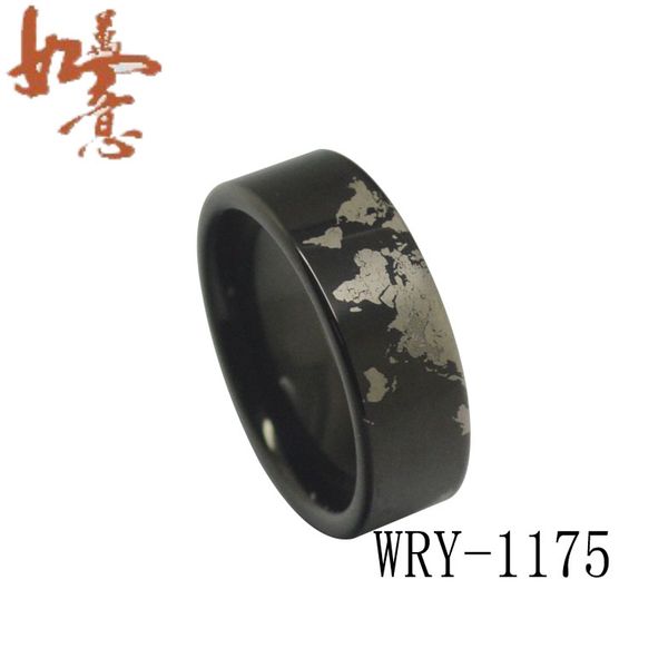 8mm wholesales world map black tungsten carbide band for men cool fashion tungsten jewelry ring us size 4 to 17 big size, Silver
8mm wholesales world map black tungsten carbide band for men cool fashion tungsten jewelry ring us size 4 to 17 big size, Silver