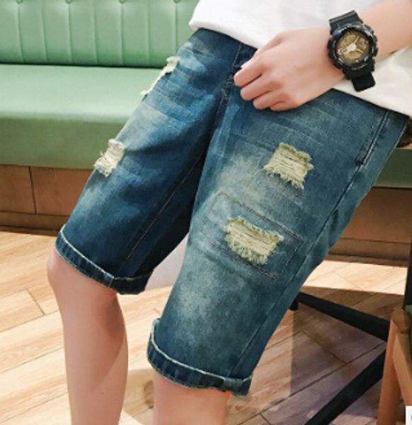2018 new men clothing apparel jean shorts half knee length summer jeans ripped shorts, White;black
2018 new men clothing apparel jean shorts half knee length summer jeans ripped shorts, White;black