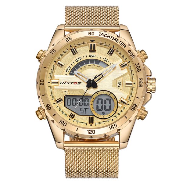 gold men wrist watches stainless steel business formal watches led large sport clock new design 2018 relogios masculinos, Slivery;brown
gold men wrist watches stainless steel business formal watches led large sport clock new design 2018 relogios masculinos, Slivery;brown